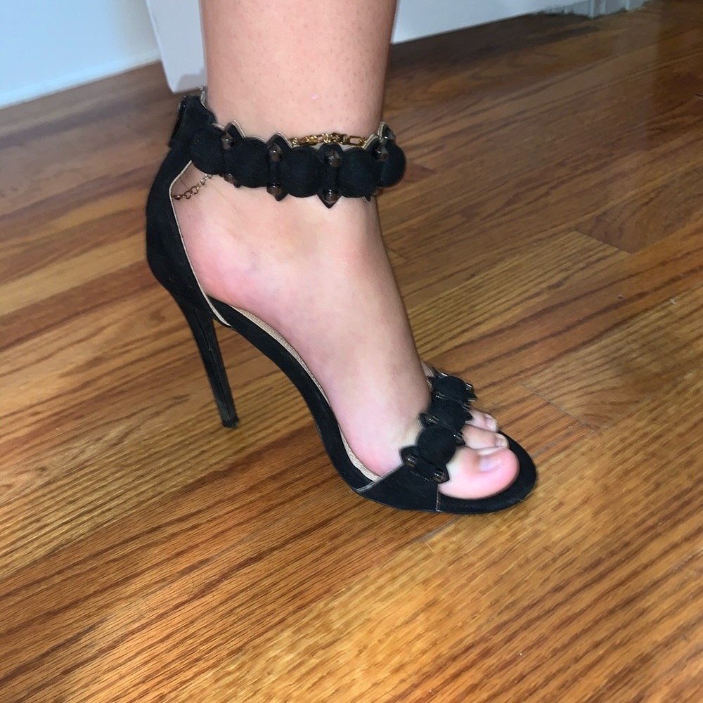 Black high heels